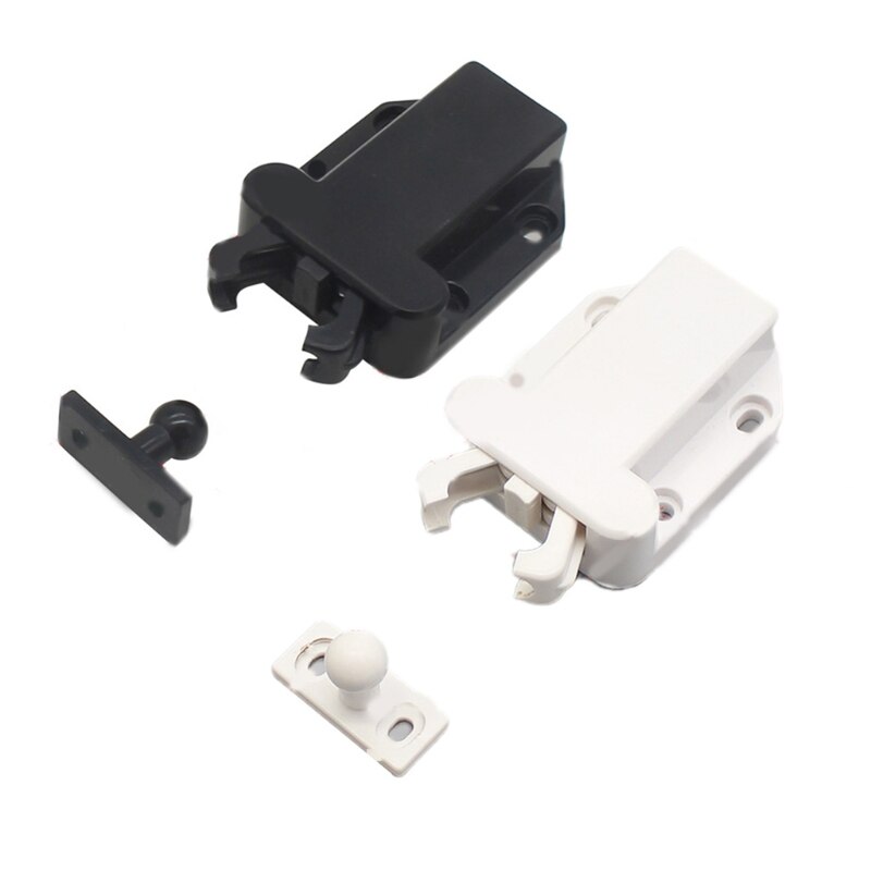 Door Push Latch Single Door Touch Latches Chassis Cabinet Rebound Bolt Furniture Push Lock Open the Door Without Handle