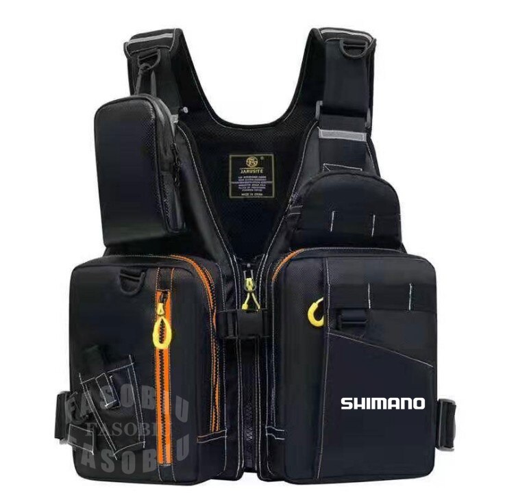 Shimano – gilet de pêche pour adultes, veste de sauvetage, costume de flottaison, , respirant, imperméable, gilet de voyage à poches multiples: Photo Color 2