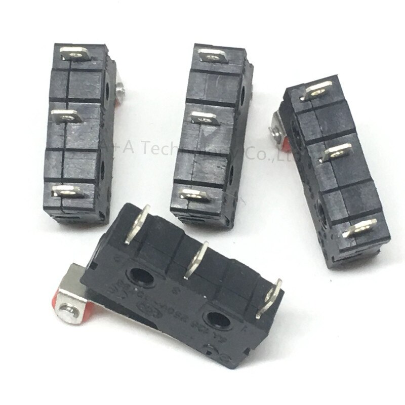 10 Pcs Mini Micro Limit Switch Roller Lever Arm SPDT Snap Action LOT