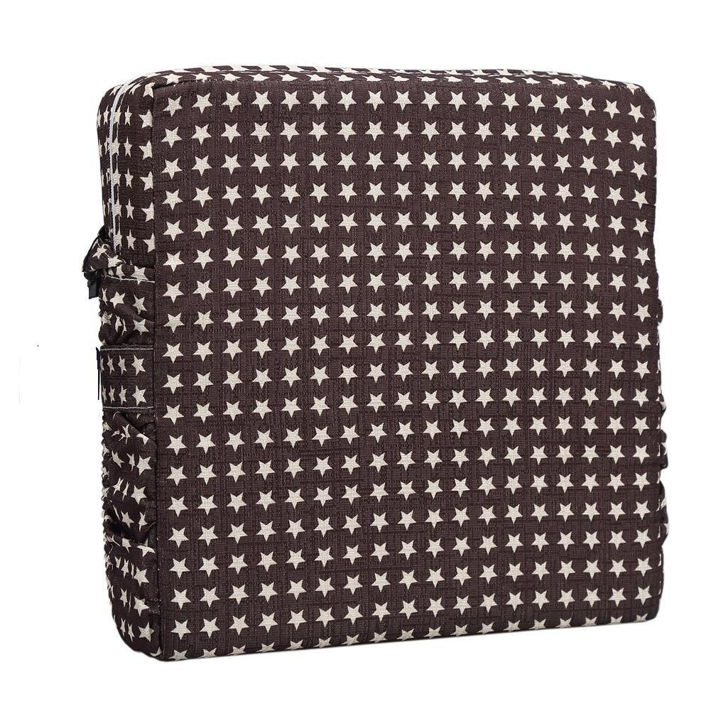 Cojín plegable de comedor portátil para niños, silla aumentada, ajustable, extraíble, sillas de refuerzo: Brown