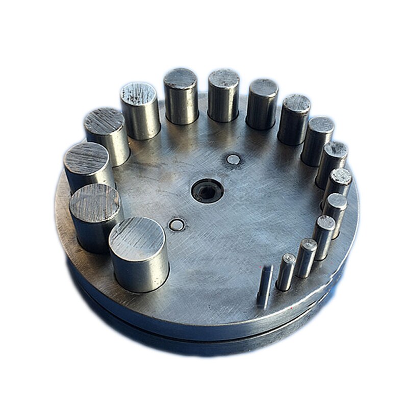 17 Hole Circular Punch Metal Disc Cutter DIY Jewelry Processing Punch Stamping Tools HJ-B80