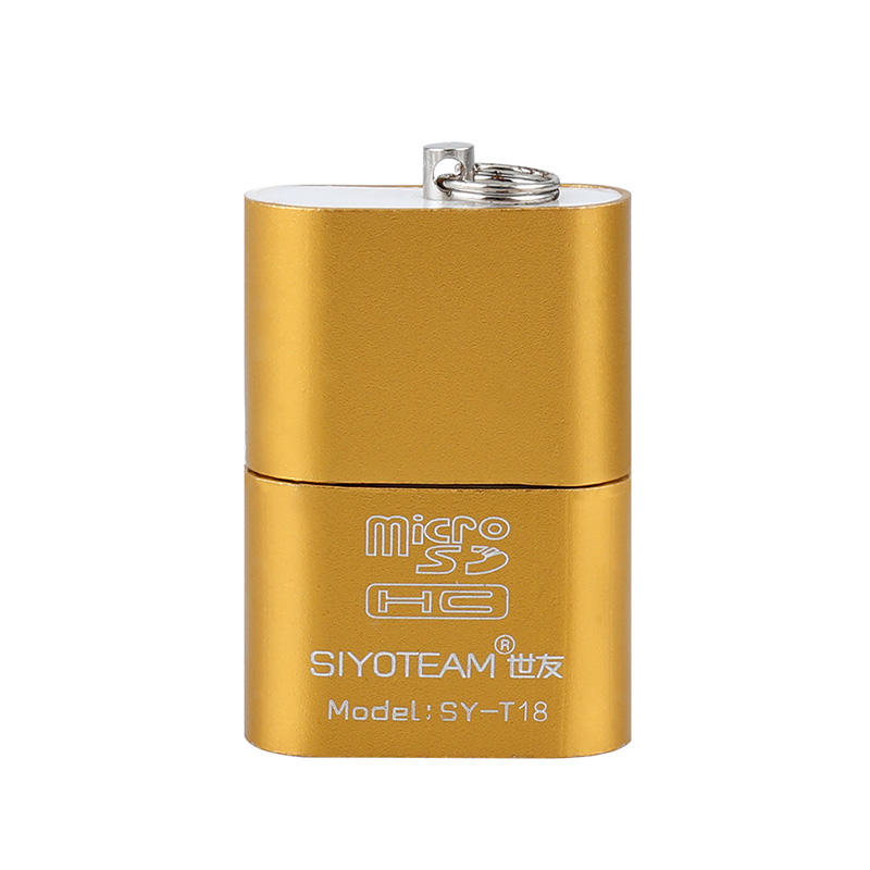 Draagbare Mini USB 2.0 Micro SD TF T-Flash Memory Card Reader Adapter Flash Drive SD Flash Memory: GD