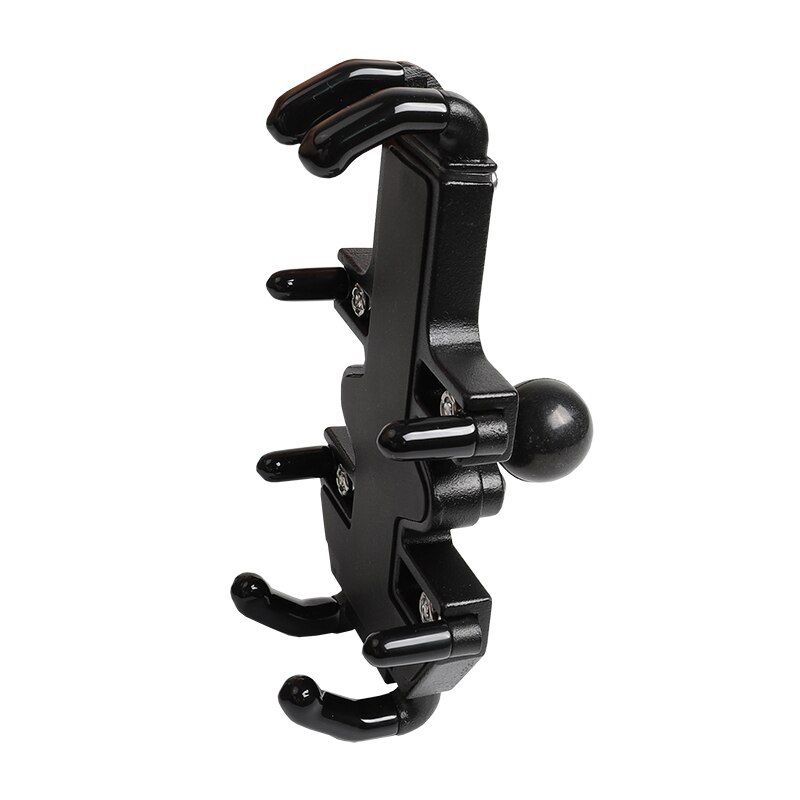 All Metal Construction Motorcycle Phone Mount 1" Ball Connection Heavy Duty Loaded Phone Holder Compatible with RAM 1 Inch Ball