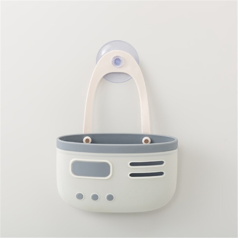 Drain Storage Hanging Basket Kitchen Small Things Utensils Shelf Plastic Saving Space Rack Bag Sink