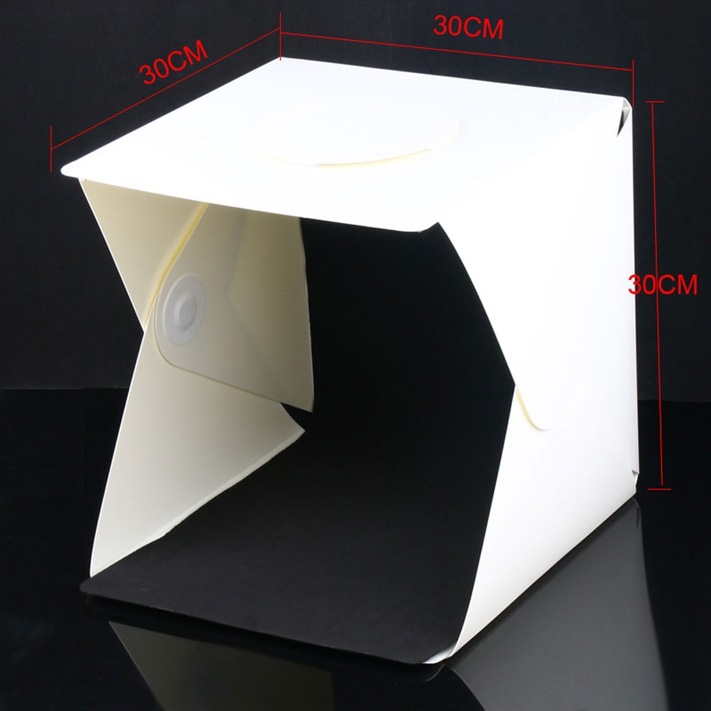 Adjustable Brightness 30cm Portable Mini Photo Studio Box Photography Background Light Photo Box Photo Studio Accessories