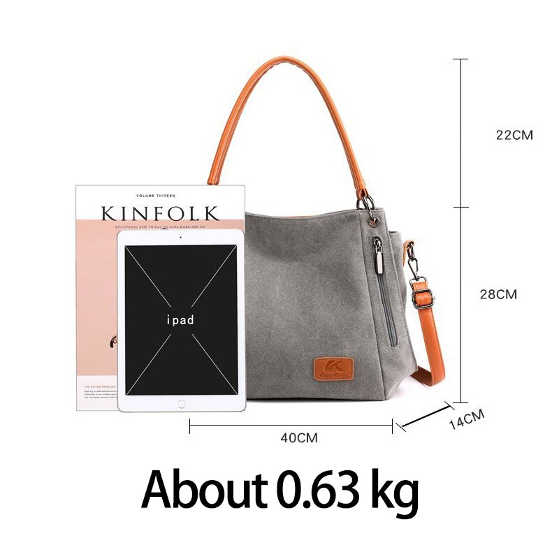 Oude Tang Casual Schoudertas Voor Vrouwen Crossbody Tas Vrouwen Purse Lady Canvas Doek Handtas Sac een Belangrijkste