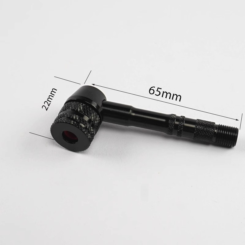 Ardently Bicycle Presta Pump Valve Rim Adapter Convert Connector Fixie MTB Road Bike Alloy Black Disc Wheel 90 Degree Adapter