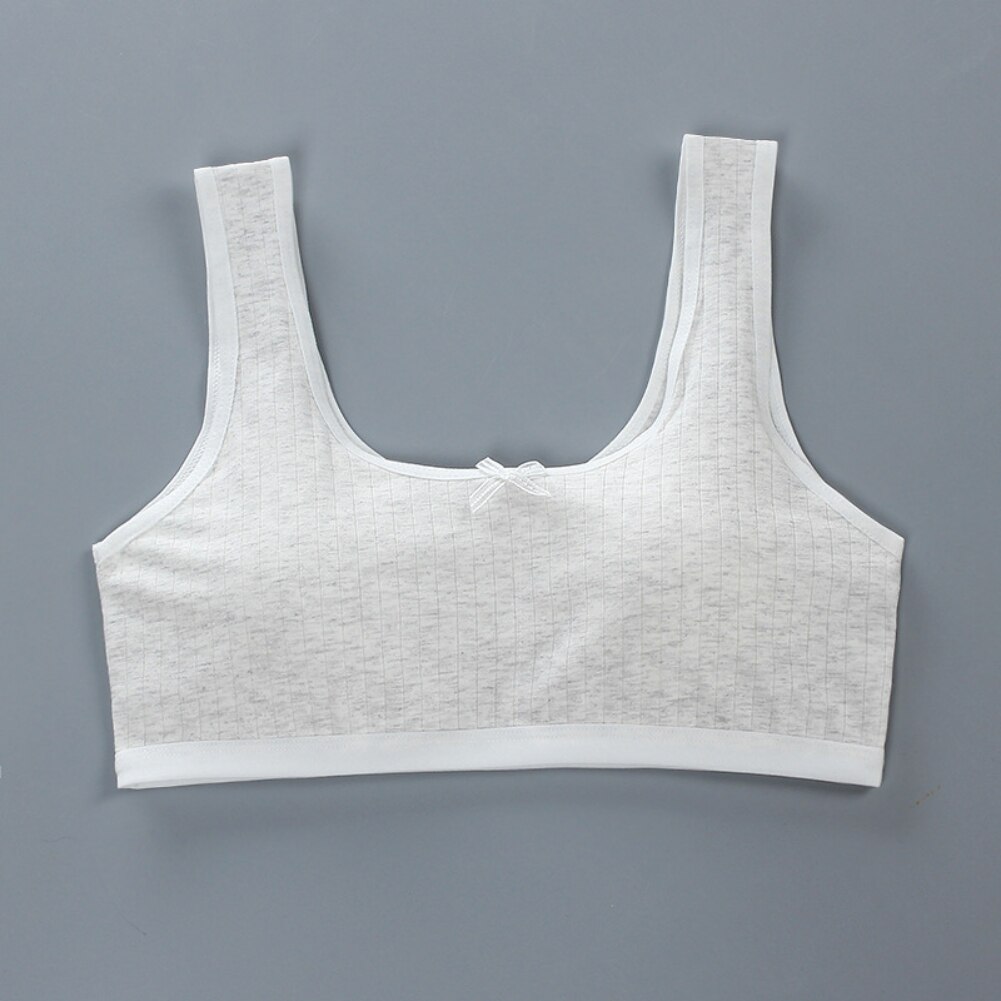 Intimo per bambini in cotone reggiseni per ragazze reggiseni imbottiti morbidi traspiranti per adolescenti reggiseni per ragazze