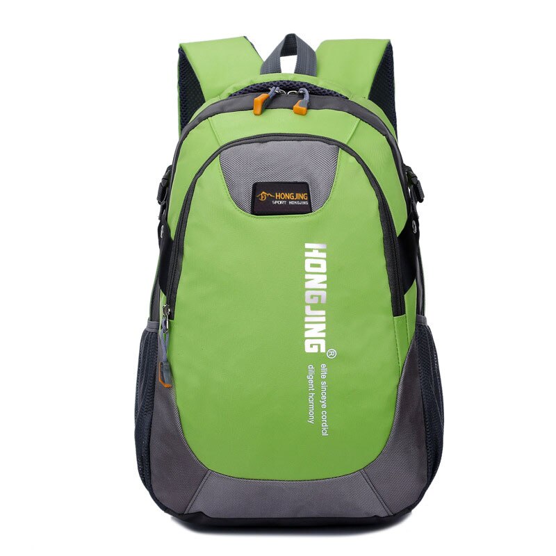 Outdoor Hiking Bag Men Waterproof Climbing Backpack,Breathable Camping Leisure Travel Bag,Women Trekking Nylon Sports School Bag: Green