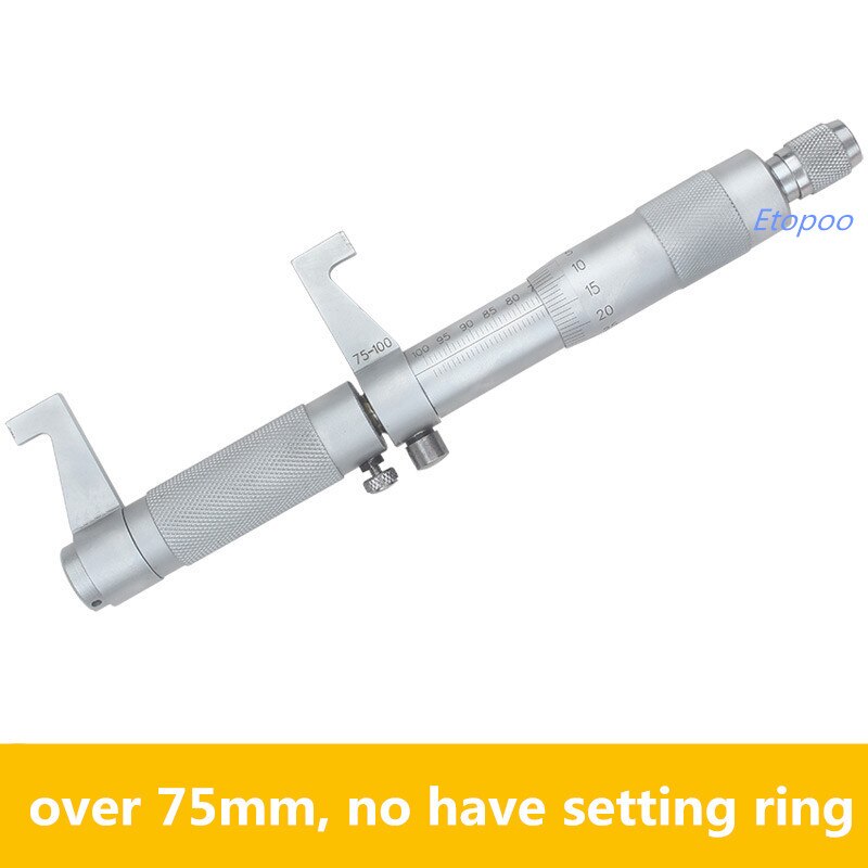 Micrómetro interior 5-30/25-50/50-75/75-100mm/100-125mm/125-150mm/150-175mm, calibrador de tornillo, micrómetros métricos, herramientas de medición de carburo