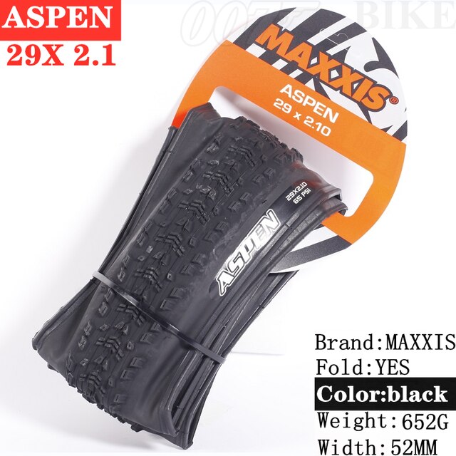 MAXXIS ASPEN Tubeless Folding Mtb Tyres 27.5/29-Inch 120 Tpi EXO TR Mountain Bike Have More Wear-resistant And Excellent Grip: ASPEN 29X2.1