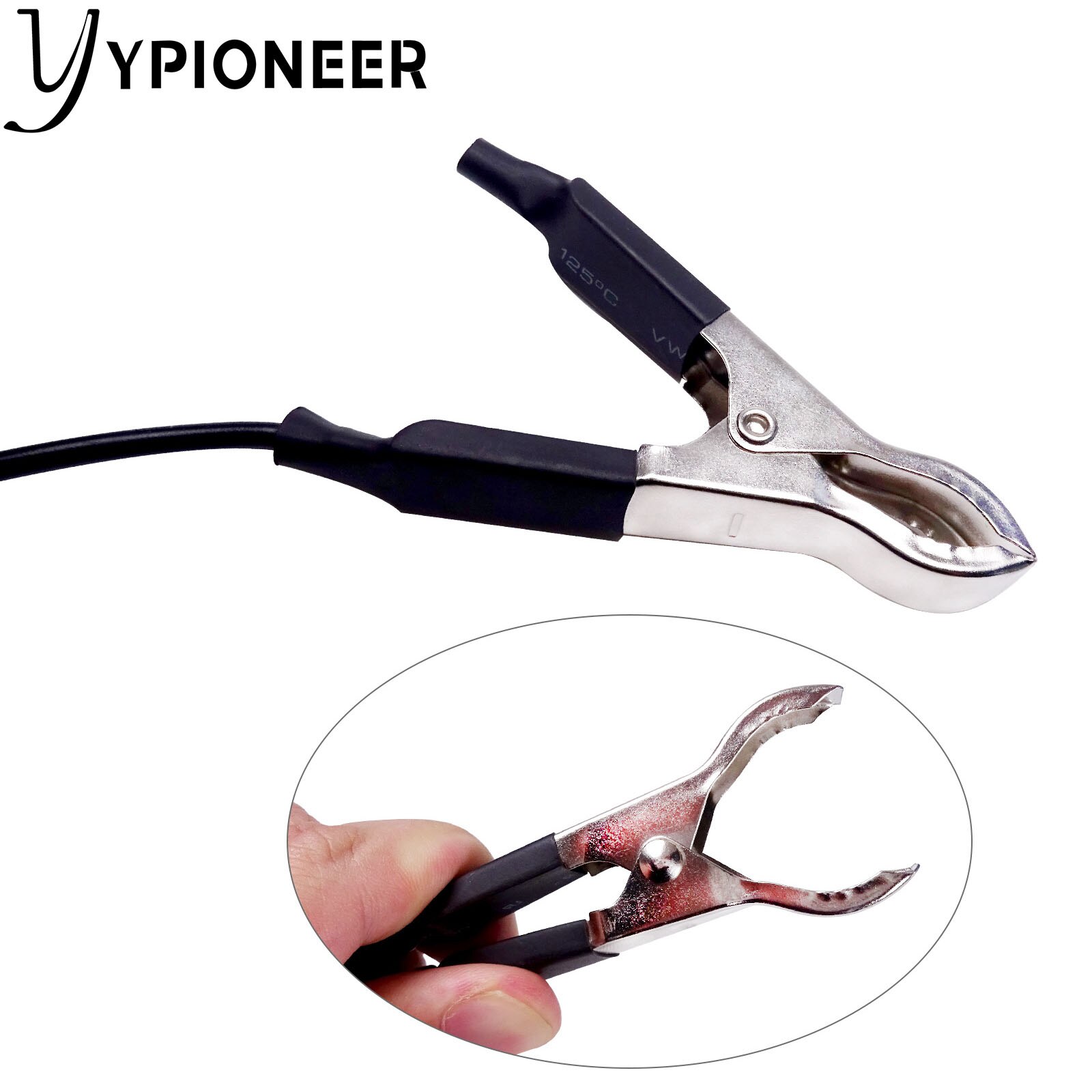 YPioneer Auto Ignition Pickup Probe HT25 Inductive Secondary Capacitive Sensor with Three Ends Test Lead