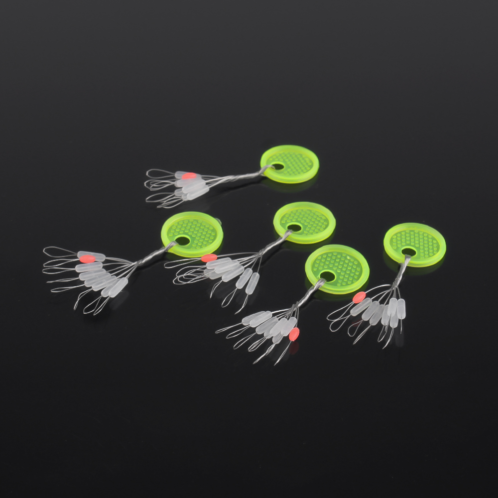 10 Set/80 pièces bouchon de pêche Bobber Transparent blanc caoutchouc ovale bouchon pêche Bobber flotteur espace haricot bouchon