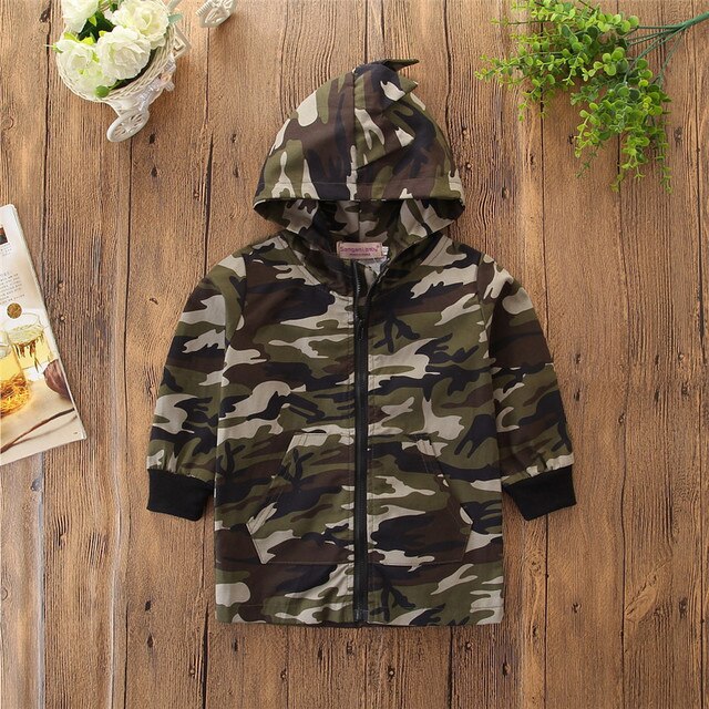 Jongens Kleding Kids Lente Warme Jas Baby Jongens Camouflage Jas Tiener Hooded Windbreakers Kind School Wear Kids Uitloper Jas