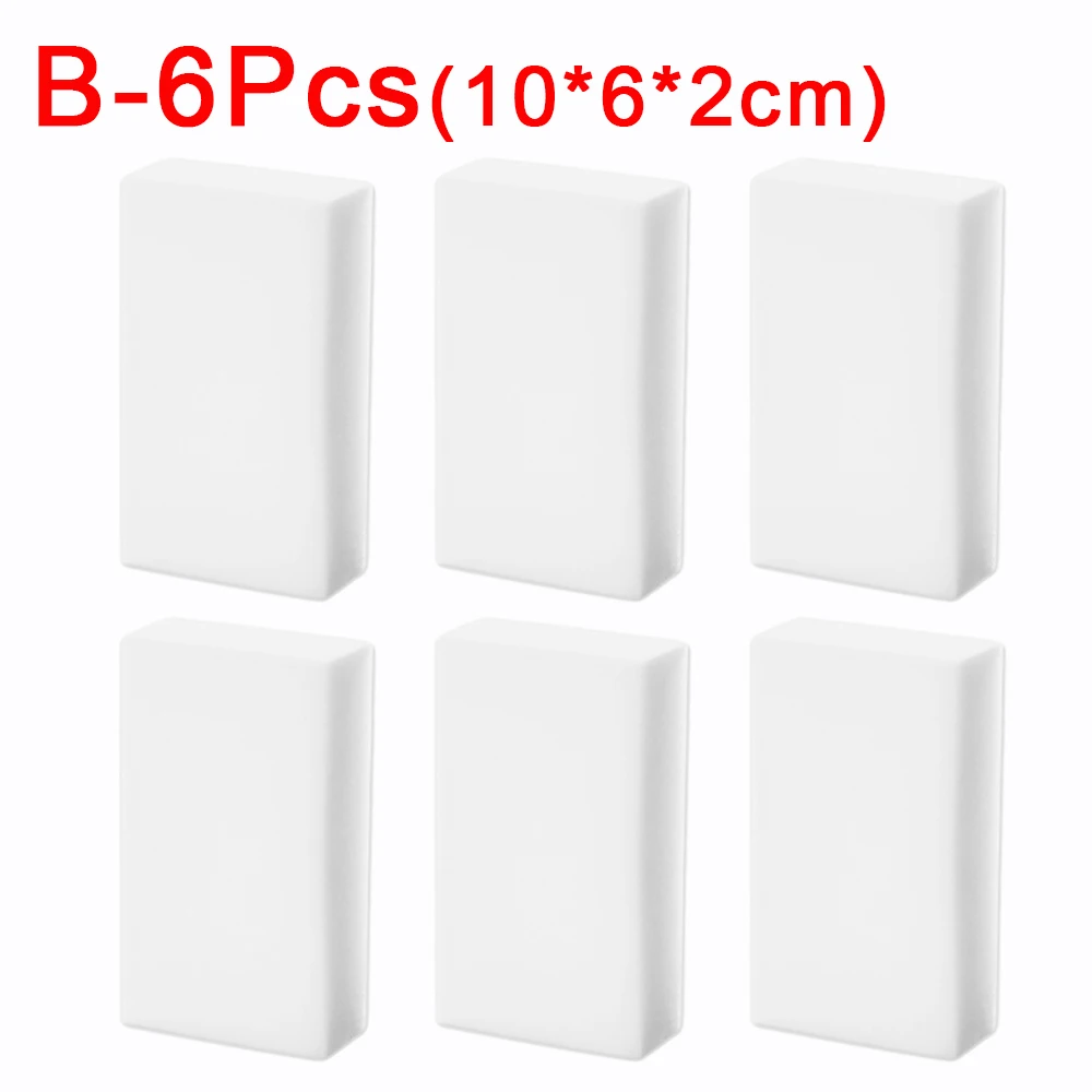 12/1Pcs Magic Sponge Cleaner Multi-functional Melamine Cleaning Sponges For Kitchen Dish Pot Household Bathroom Cleaning Tools: black