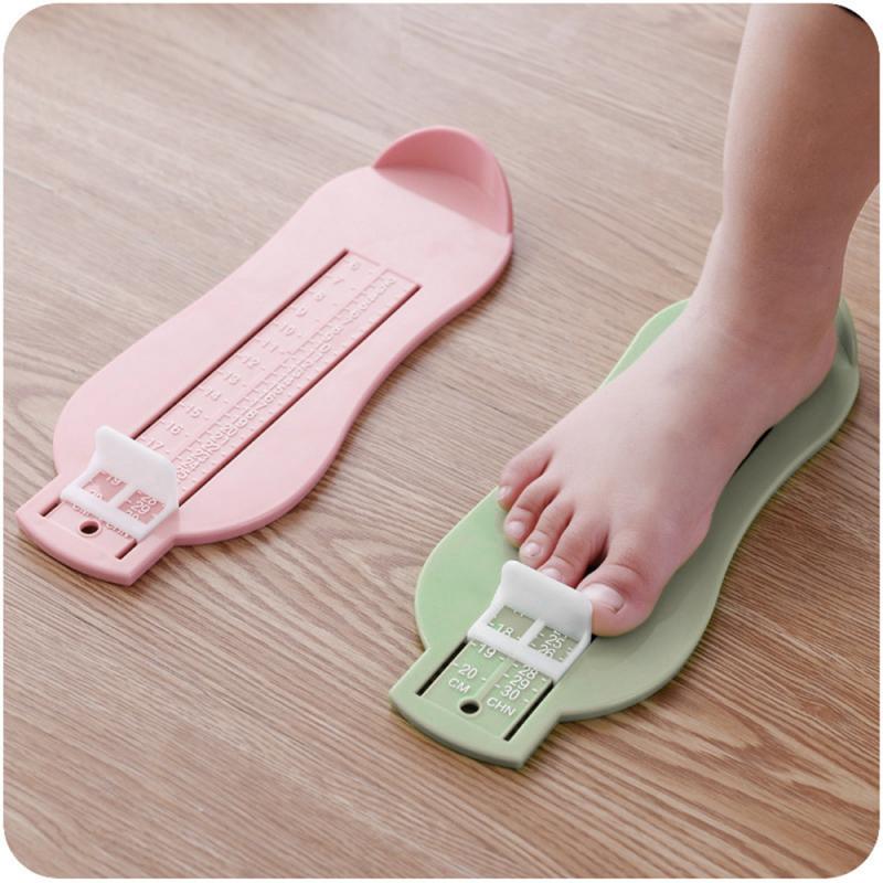 3 Colors Baby Foot Ruler Kids Foot Length Measuring Device Shoes Calculator For Chikdren Infant Shoes Fittings Gauge Tools Care