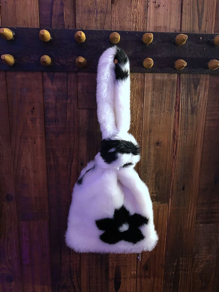 Design de luxo das mulheres noite embreagem bolsa inverno moda falso pele senhoras bolsas macio pelúcia legal meninas mini tote sacos ombro: flower