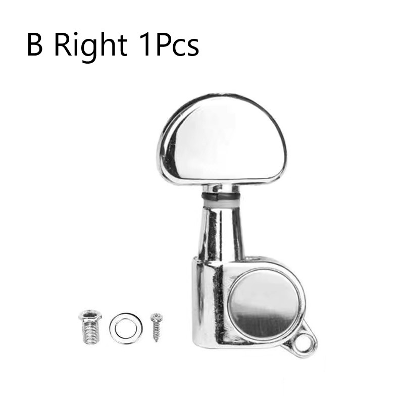 Clavijas de afinación de cuerdas de guitarra izquierda/derecha, semicerradas/todas cerradas, sintonizador de botones, cabezales de máquina, accesorios de guitarra, 1 Uds.: Borgoña