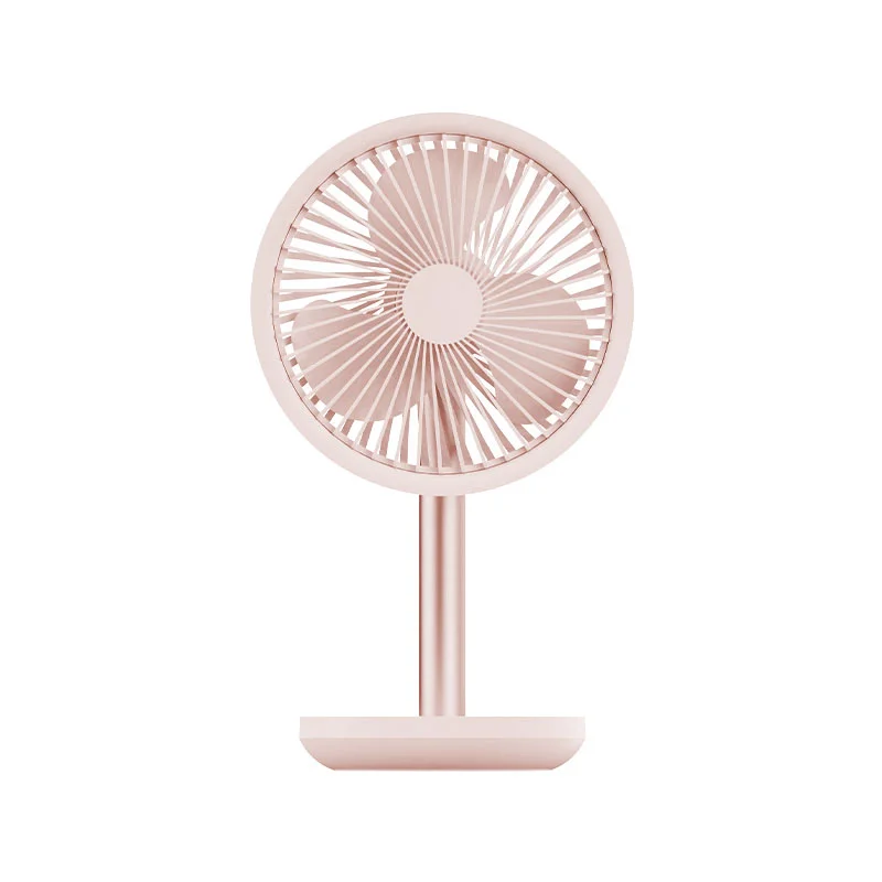 Xiaomi Solove F5 Desktop Mini Fan Draagbare Staande Fans Type-C 4000Mah Airconditioner Tafel Te Dragen Usb Oplaadbaar: Roze