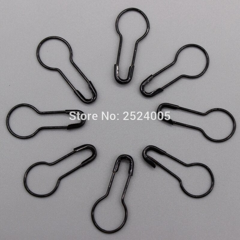 garment copper safety pins/golden black silver tag pins/clothing hang tag pins/custom clothing hang tag label: Black
