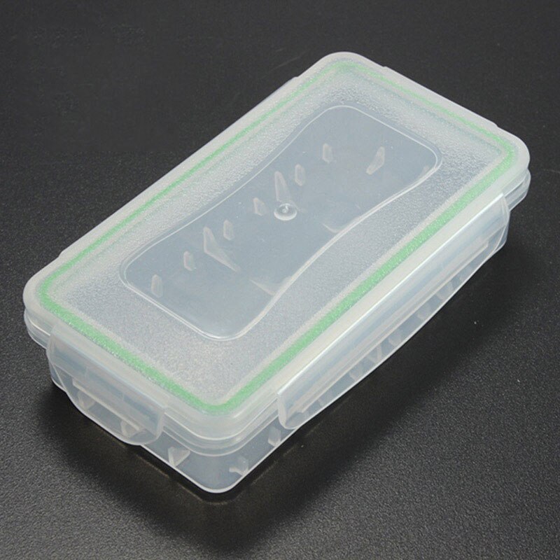 1 Pc/2 Pcs/4 Pcs Clear Plastic Waterdichte Batterij Storage Case Houder Organizer Voor 18650 16340 Batterijen met Case Bag 8899