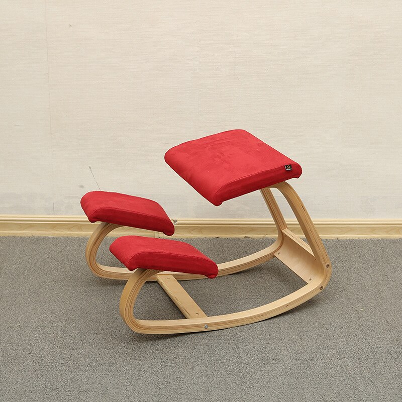 Original Ergonomic Kneeling Chair Stool Home Office Furniture Ergonomic Rocking Wooden Kneeling Computer Posture Chair