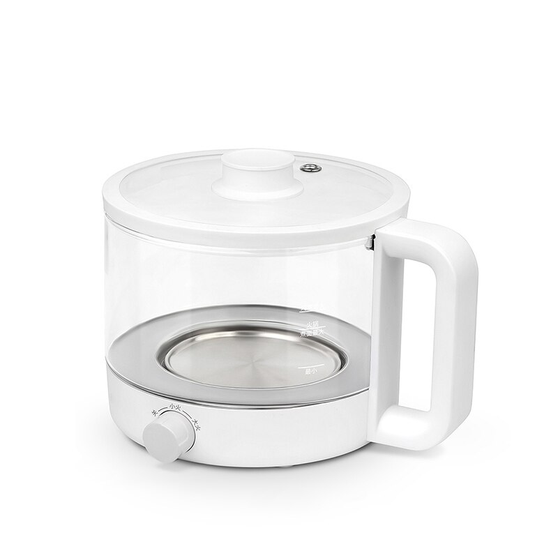 Marmite électrique en verre, 600W, multicuiseur, mijoteuse, ragoût, bouillie, soupe, préservation de la santé, appareil de cuisson, 1,2 l: UK