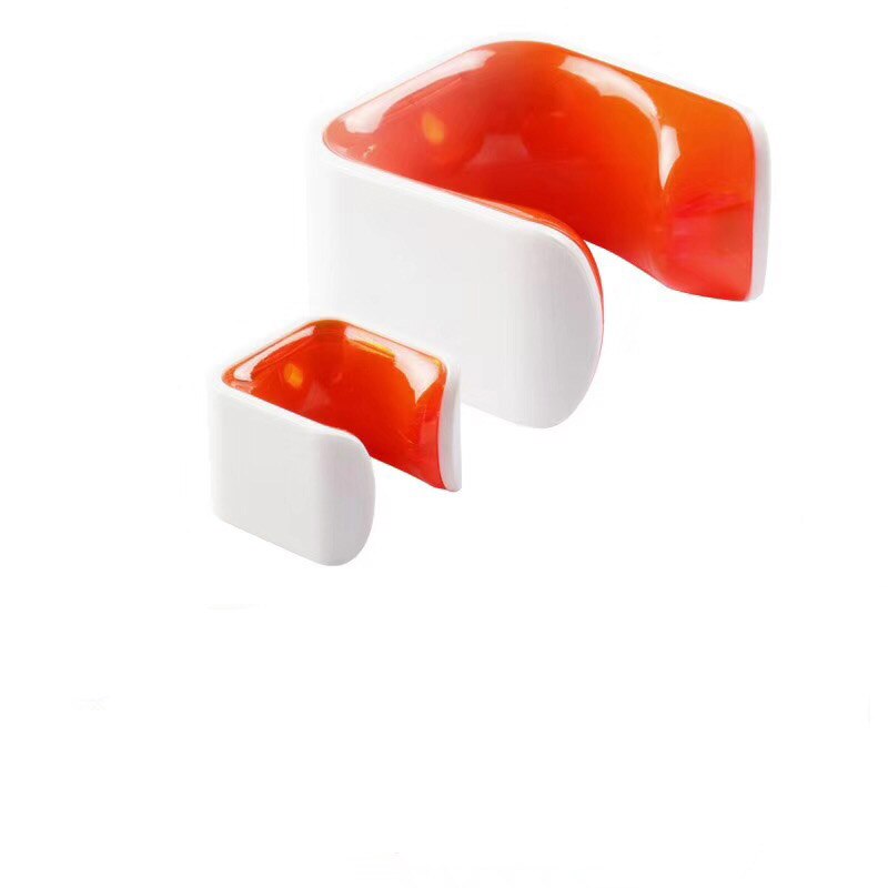 Bicycle Rack Storage Portable Road Bike Parking Buckle Wall Mount Bicycle Display Vertical Rack: ORANGE / Mountain type