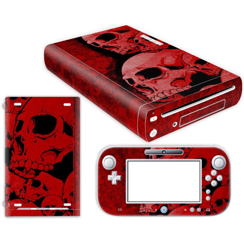 Funda para consola W ii U con controles remotos Skins para pegatina Nintend w ii u para w ii u skin: TN-WiiU-0228