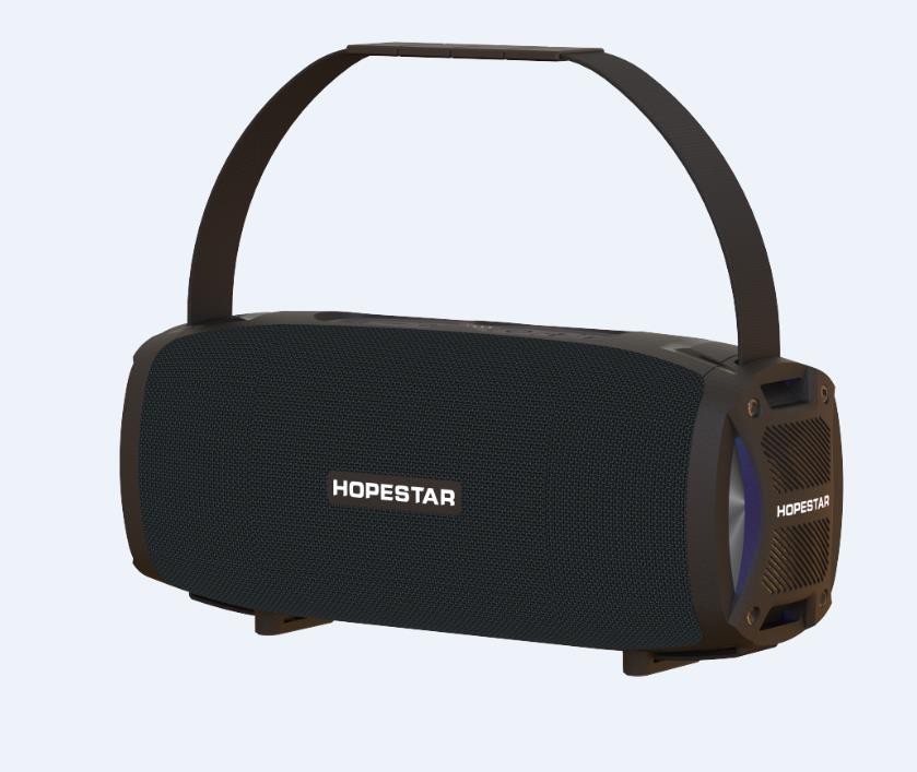 Hopestar H24PRO Bluetooth Speaker Draadloze Draagbare Outdoor Waterdichte Luidspreker Hifi Pc Subwoofer Fm Radio: black