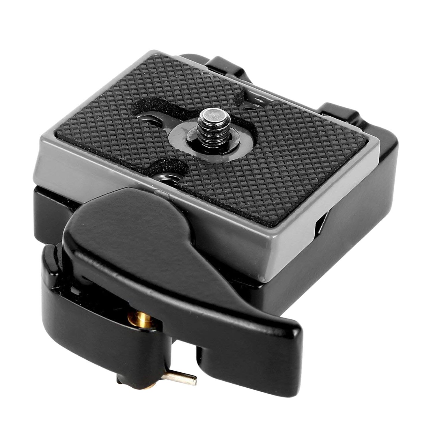 Zwart Camera 323 Quick Release Plaat met Speciale Adapter (200PL-14) Compatibel met Manfrotto 323 Statief Monopod DSLR Camera 'S