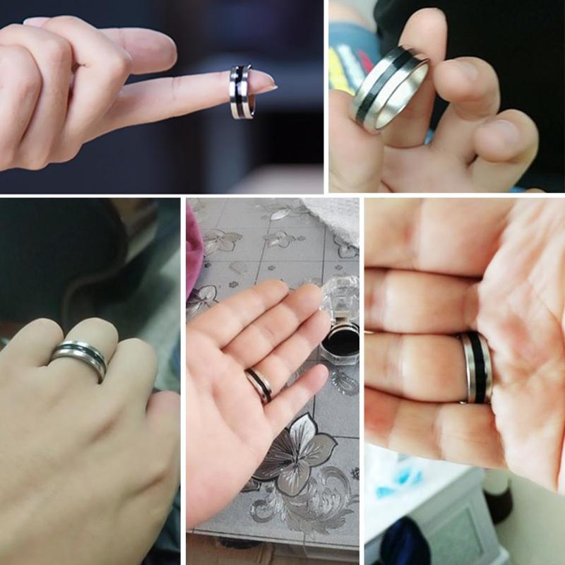 18/19/20mm Magical Ring Magic Tricks Props Ring Strong Magnetic Magnet Ring Coin Finger Decoration Magician Requisite