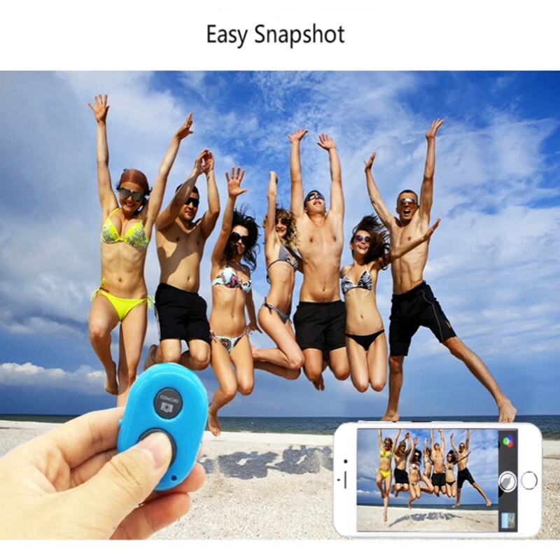 Wireless Bluetooth Smart Phone Camera Remote Control Shutter For Selfie Stick Monopod compatible Android IOS For iPhone Samsung