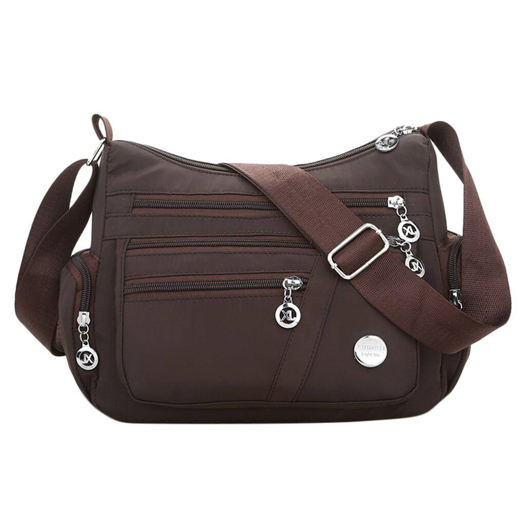 Aelicy Vrouwen Handtas @ @ Nylon Casual Waterdichte Dames Schoudertassen Reizen Grote Meisjes Tas Bolsa Feminina Bolsos Mujer: Bruin