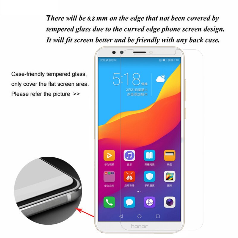 2Pcs Tempered Glass Screen Protector For BQ Aquaris M5 U U2 Lite X X5 V Plus Pro