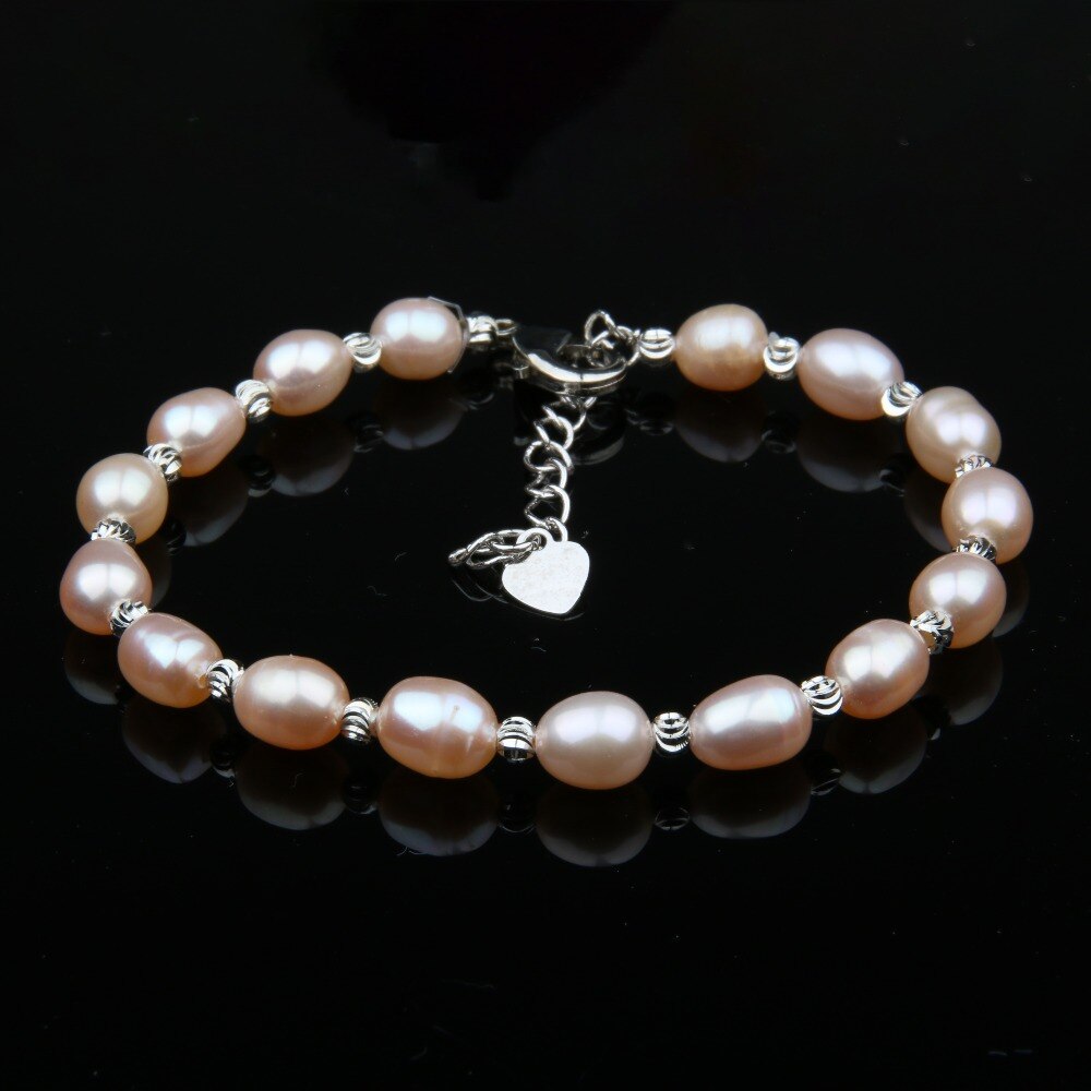 100% braccialetti di perle d'acqua dolce naturali braccialetto di perle naturali per le donne braccialetti di polsini avvolgere il braccialetto di perle