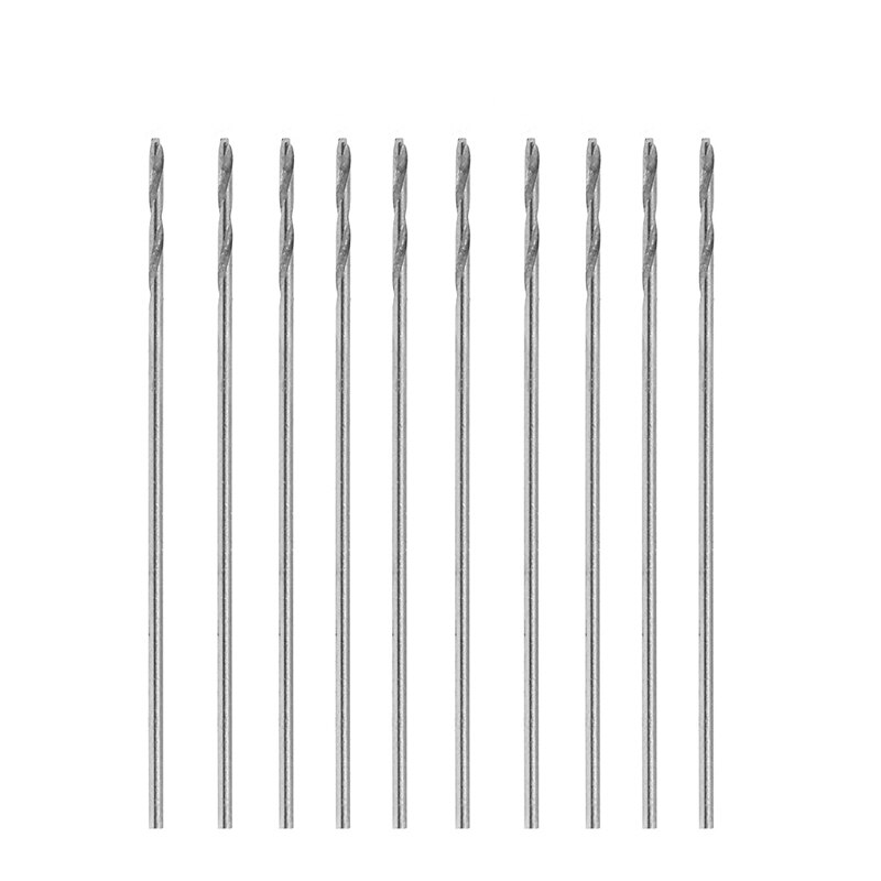 Sourcing Map 10 Stück HSS-Bohrer 0,75 Mm – 35 Mm Lang, M2, Gerader Schaft Für Metall & Marmor