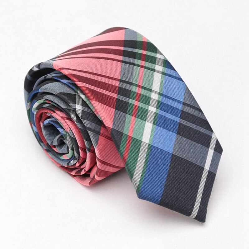 Herre slips stripe dot jacquard slips afslappet formel kjole slips til mænd bowtie bryllup forretning fest tilbehør: Yj -1a-m6