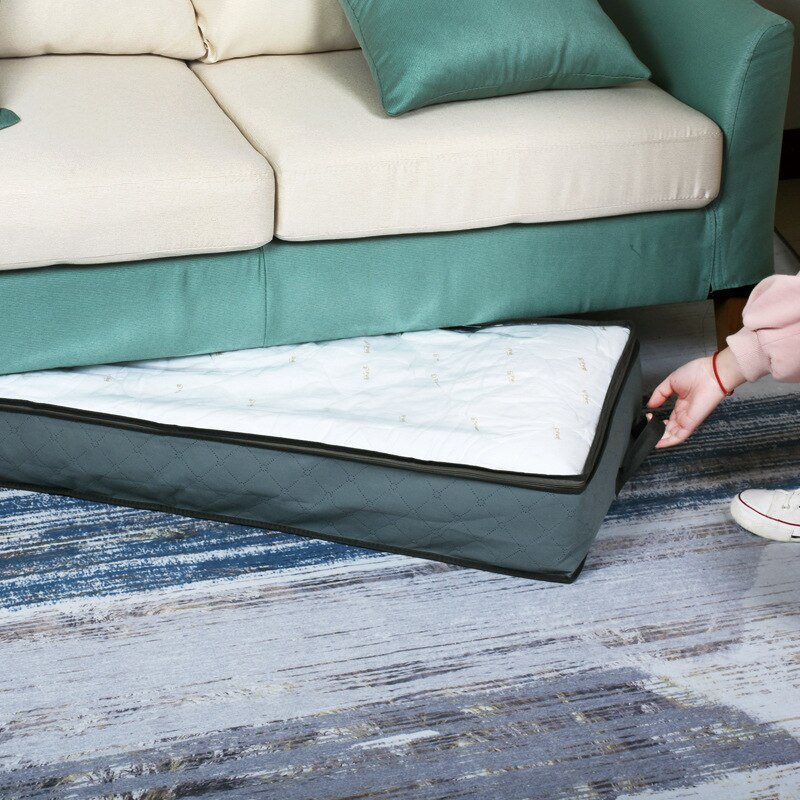 Onder Bed Niet-geweven Opberglade Organisator Opbergdoos Kleding Dekens Schoenen Divider Container Quilt Zakken Houder Organizer