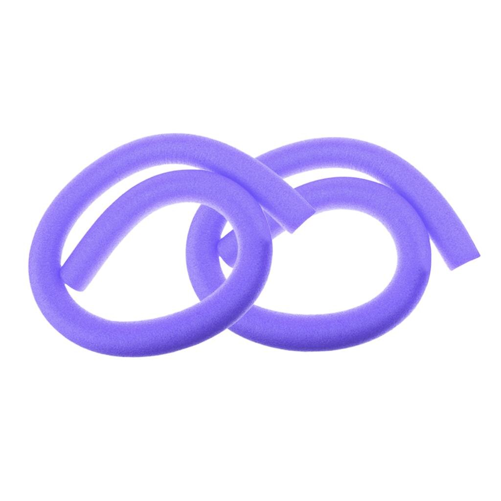 2 Stuks Flexibele Zwembad Noodle Holle Schuim Kids Adult Leren Zwemmen Float Aid: Purple