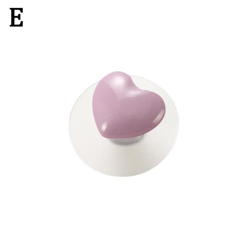 Schattige meubeldeurgreep schuifraam kunststof kast keukenknoppen handgrepen ponsvrije lade zelfklevende hardware hand  c2 o 3: En