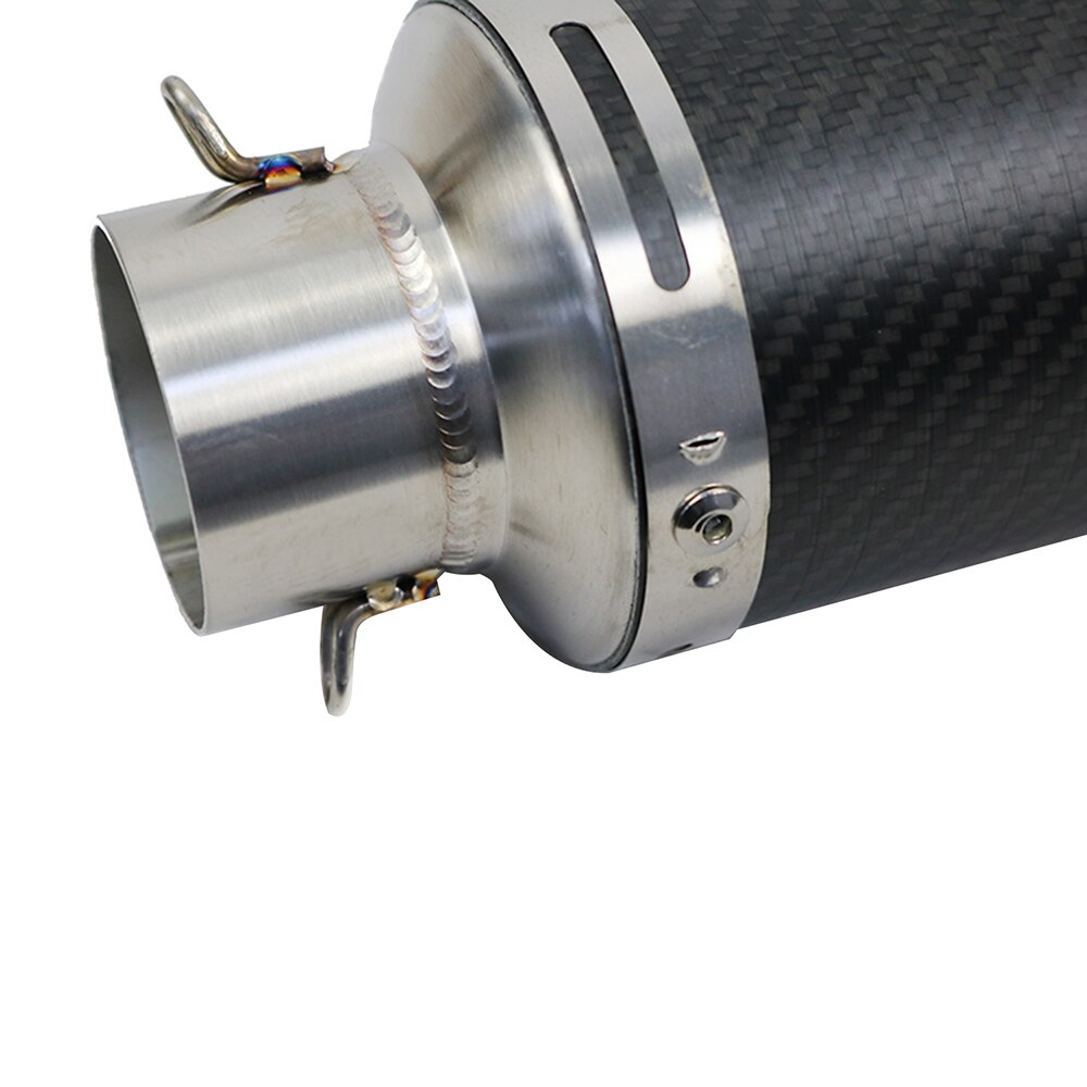 Motorcycle Exhaust Muffler Carbon Fiber Sliding Exhaust Muffler