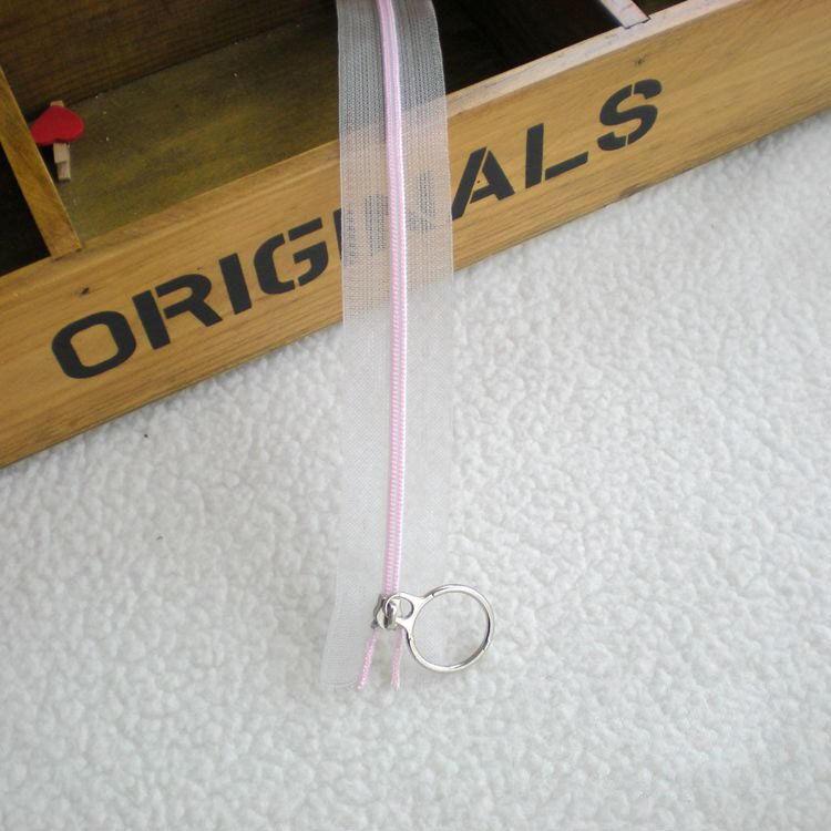 10 stk 3# 25cm lukkede lynlåse gennemsigtige nylon spiral lynlås gør-det-selv-skræddersyet tasker beklædningsgenstand syning håndværk lynlås tilbehør: Lyserød