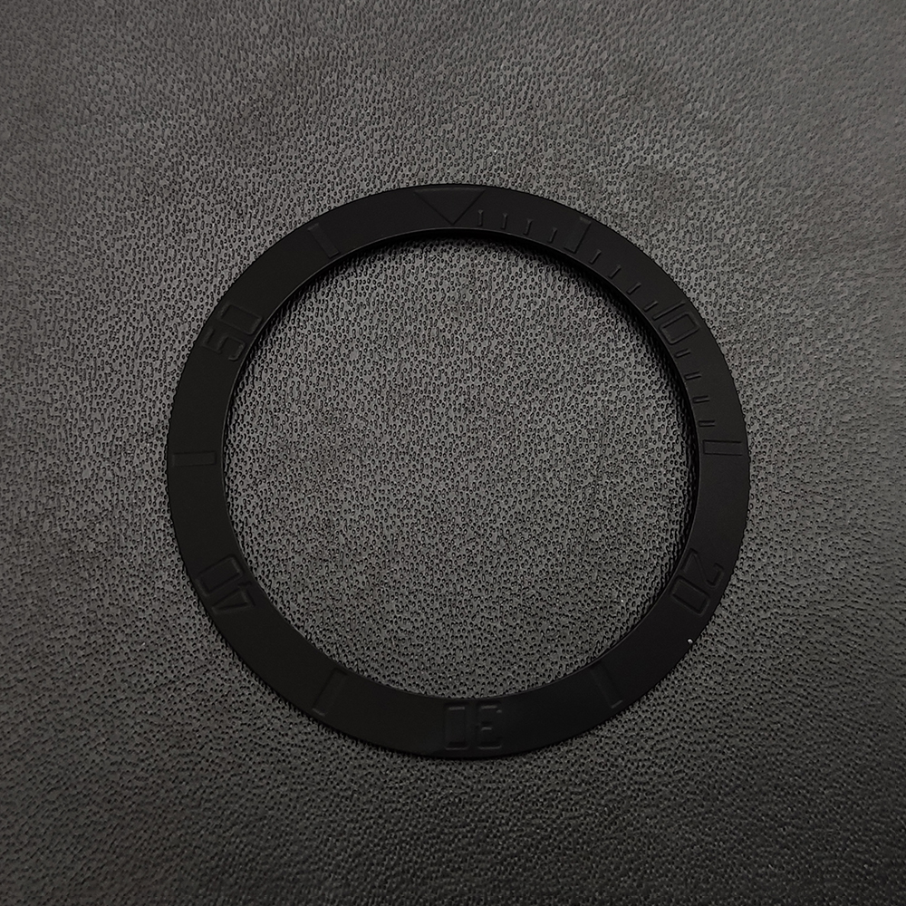 Modification d'horloge, lunette de 38mm, noir mat, anneau d'insertion en céramique de , diamètre intérieur 30.5, convient aux accessoires de montre pour hommes de 40mm: Rose Gold