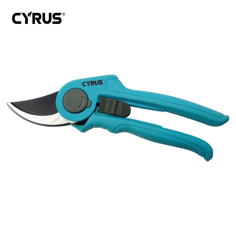 Shears Pruner Carbon Steel Cutter Secateurs Pruning Scissors Bypass Sharpener Clippers Garden Tool Solid Snip Floral