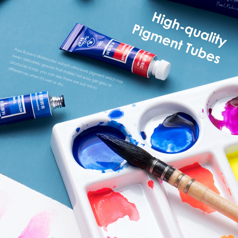 paul Rubens Aquarell Oper Serie Farbe einstellen, 5ml * 14 rohr Helle Farbe Geeignet für Comic, Illustration, Dekoration