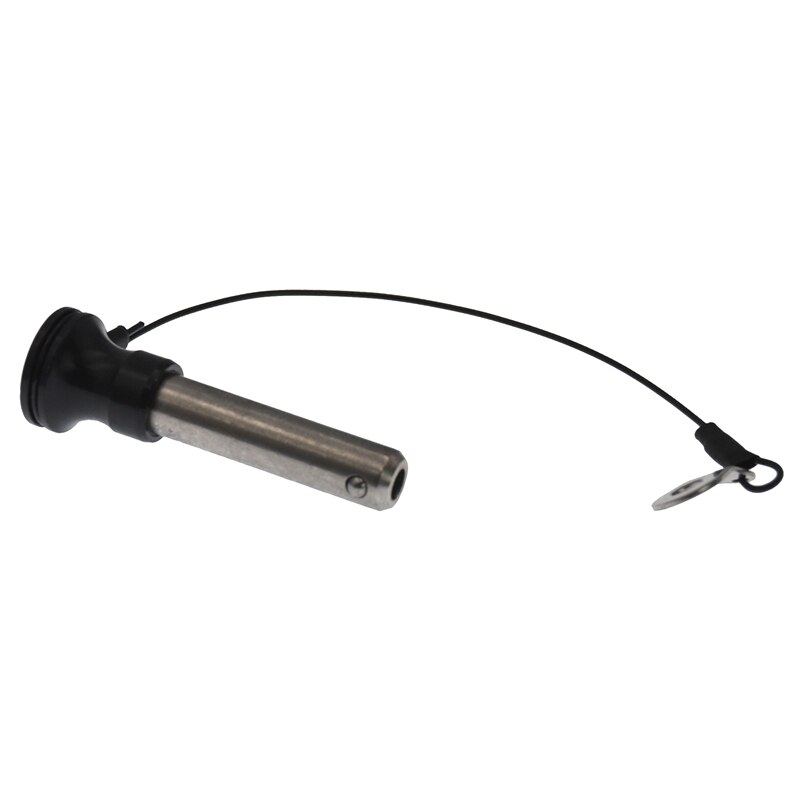 Push Button Quick Release with End Stroke Ball Lock Quick Release Pin 12mm-40mm Black +Silver