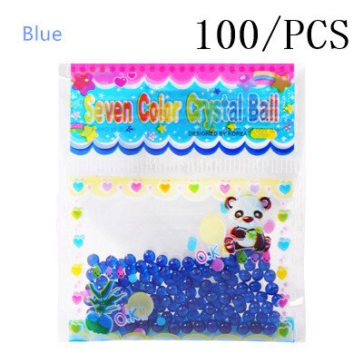 100/500Pcs/bag Shooting Supplies Color Water Absorption Beads Bullet Non Toxic and Tasteless, Clean and Environmental Protection: 100 (100pcs 1Bag)