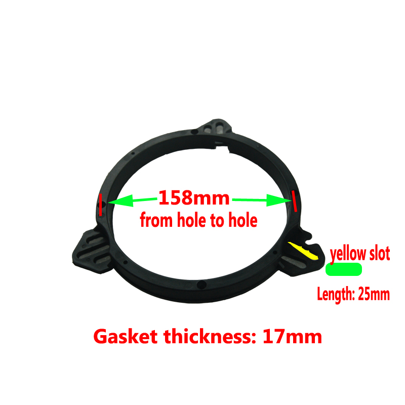 2 Stks/partij 6.5 Inch Hifi Auto Luidsprekers Parlantes 2 Way 300W 4 Ohm Coaxiale Akoestische 165Mm Pakking Grijs injectie Kegel