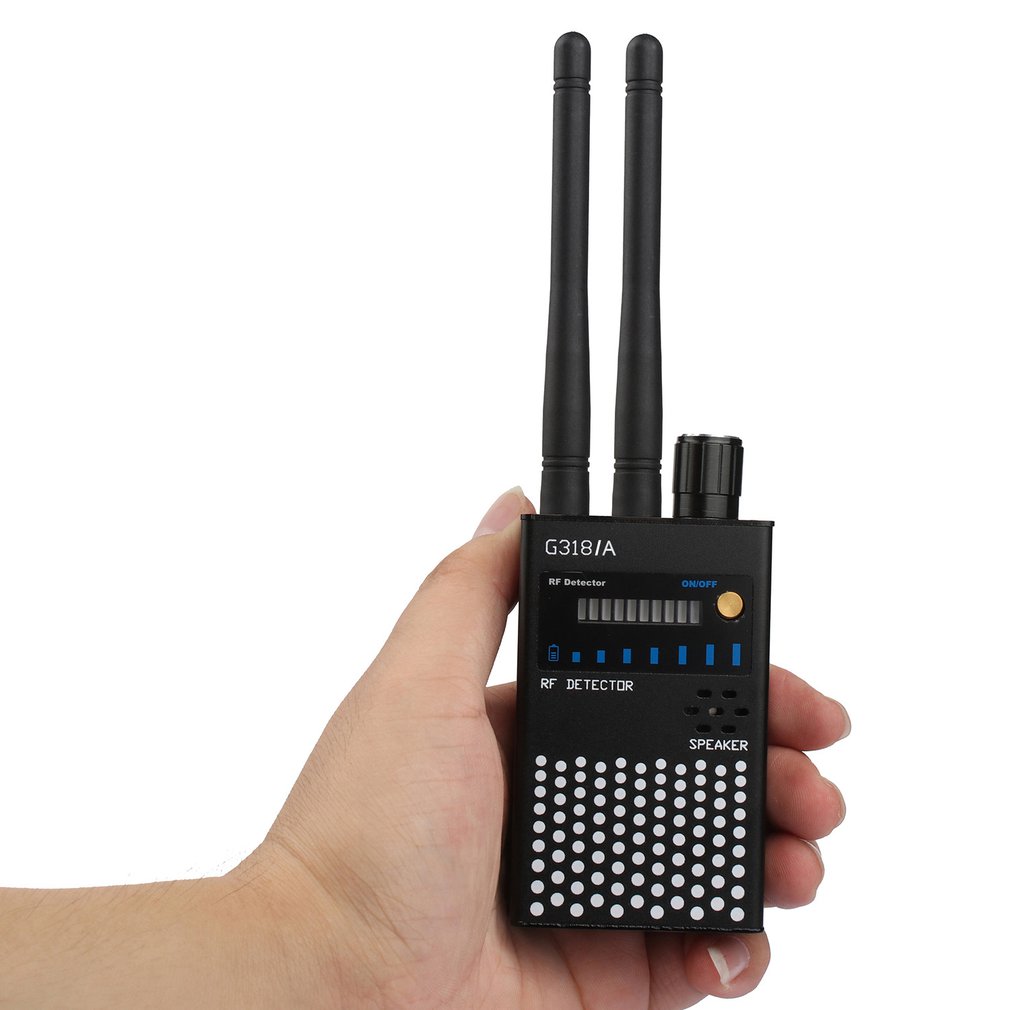 1 PCS Full Frequency Anti Wiretapping RF Signal Detector Beep Sweeper GPS Bug Detector Anti-inteference Detector